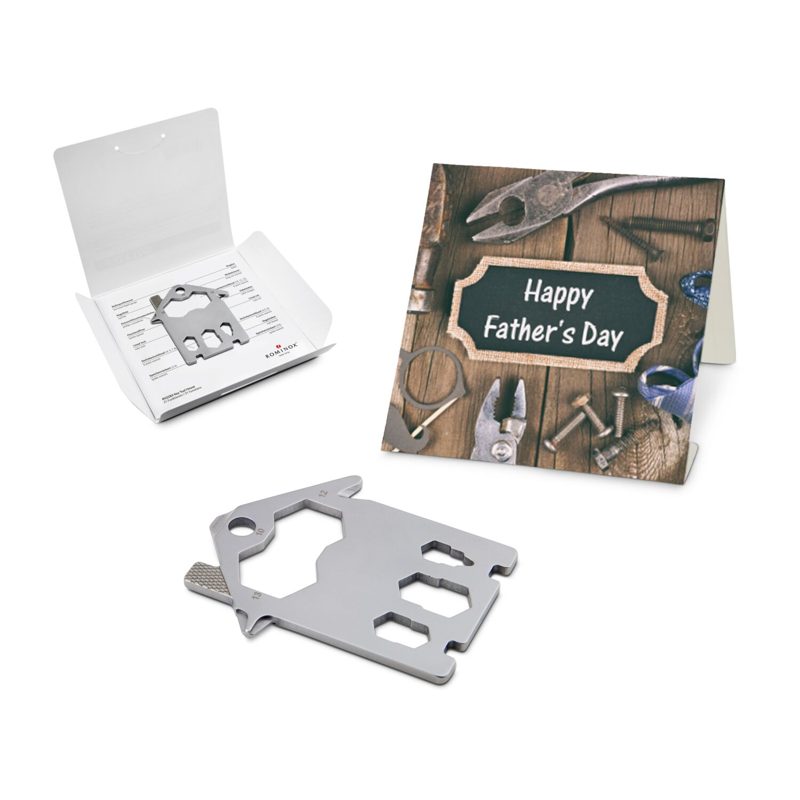 ROMINOX® Key Tool House / Haus (21 Funktionen) im Motiv-Mäppchen