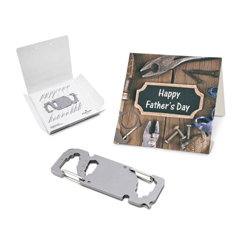 ROMINOX® Key Tool Link (20 Funktionen) im Motiv-Mäppchen Happy