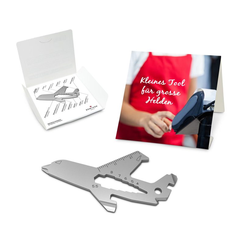 ROMINOX® Key Tool Airplane / Flugzeug (19 Funktionen) im