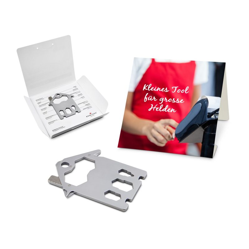 ROMINOX® Key Tool House / Haus (21 Funktionen) im Motiv-Mäppchen