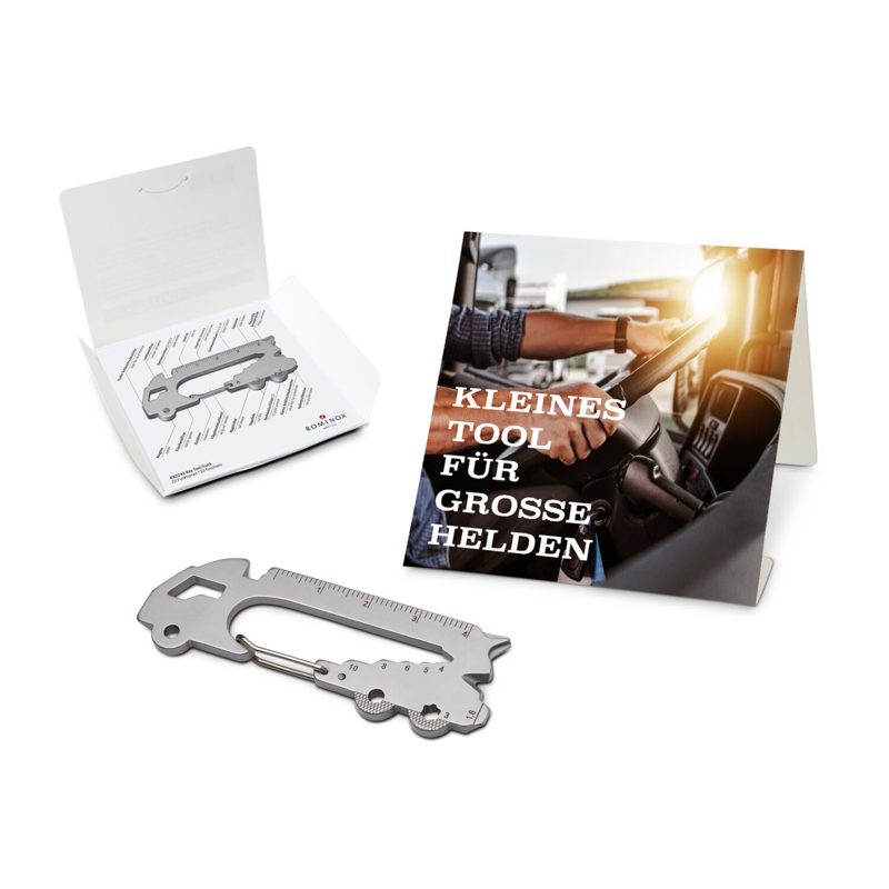 ROMINOX® Key Tool Truck / LKW (22 Funktionen) im Motiv-Mäppchen Große