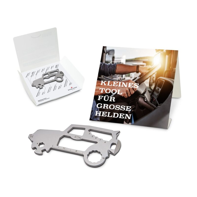 ROMINOX® Key Tool SUV / Auto (19 Funktionen) im Motiv-Mäppchen Große
