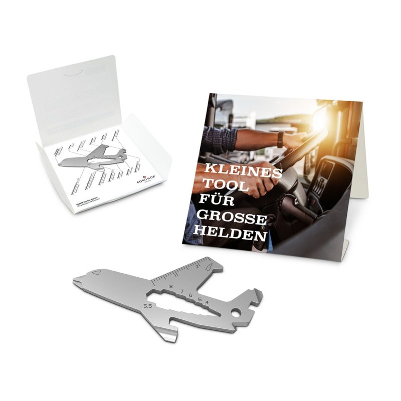 ROMINOX® Key Tool Airplane / Flugzeug (19 Funktionen) im