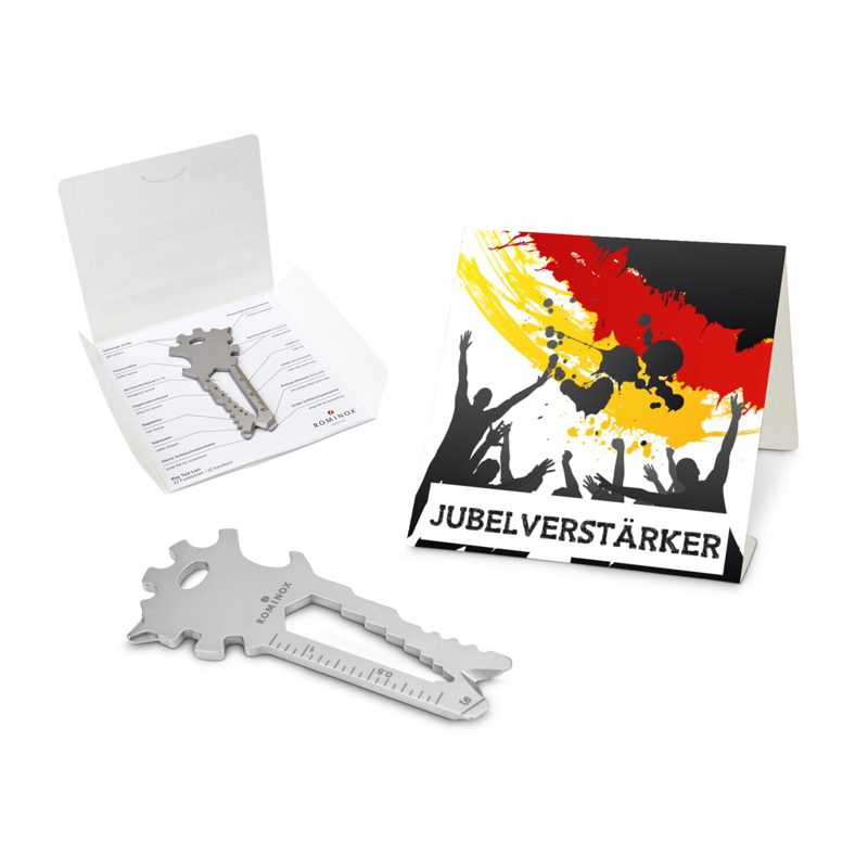 ROMINOX® Key Tool Lion (22 Funktionen) im Motiv-Mäppchen Deutschland
