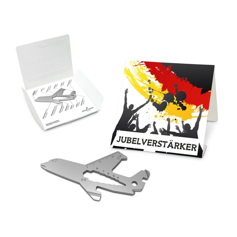 ROMINOX® Key Tool Airplane / Flugzeug (19 Funktionen) im