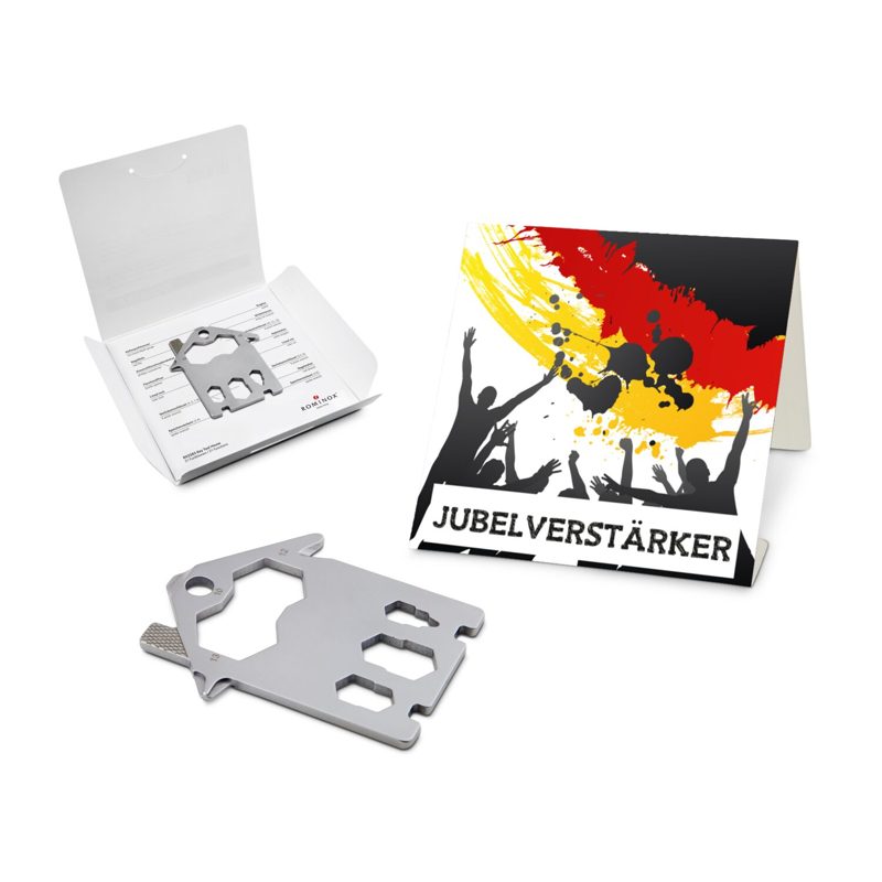 ROMINOX® Key Tool House / Haus (21 Funktionen) im Motiv-Mäppchen