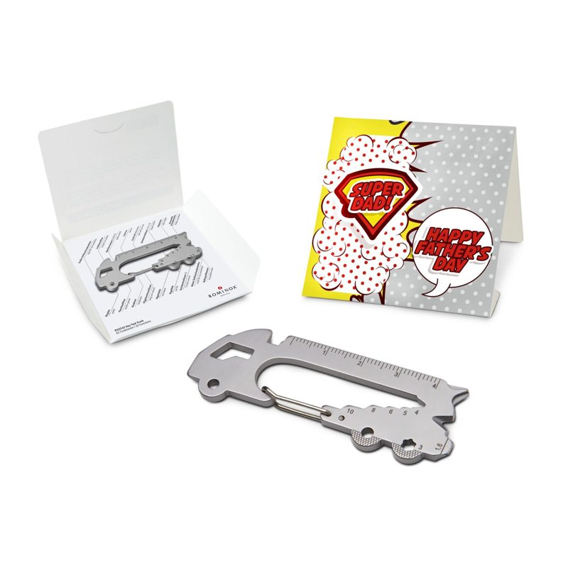 ROMINOX® Key Tool Truck / LKW (22 Funktionen) im Motiv-Mäppchen Super