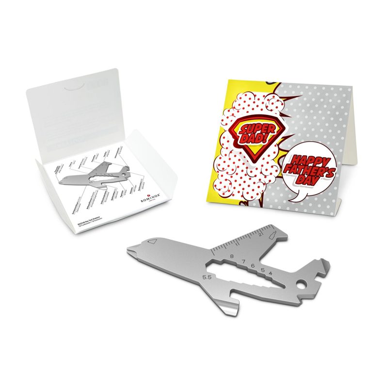 ROMINOX® Key Tool Airplane / Flugzeug (19 Funktionen) im