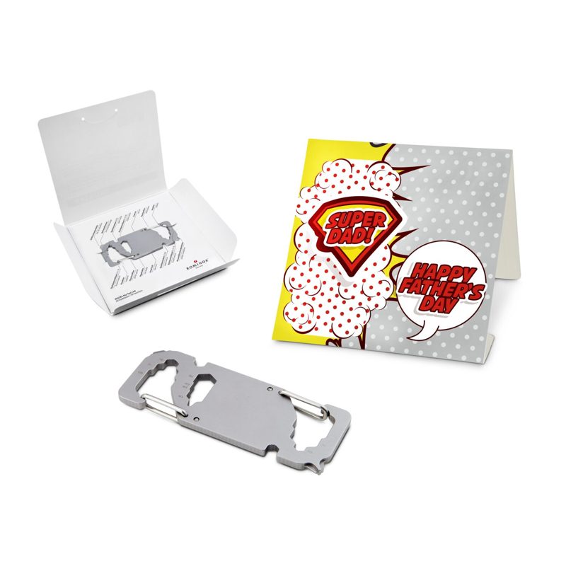 ROMINOX® Key Tool Link (20 Funktionen) im Motiv-Mäppchen Super Dad