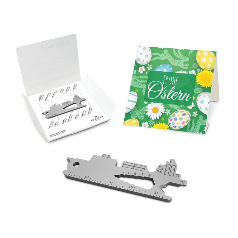 ROMINOX® Key Tool Cargo Ship / Containerschiff (19 Funktionen) im