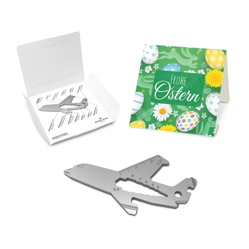 ROMINOX® Key Tool Airplane / Flugzeug (19 Funktionen) im