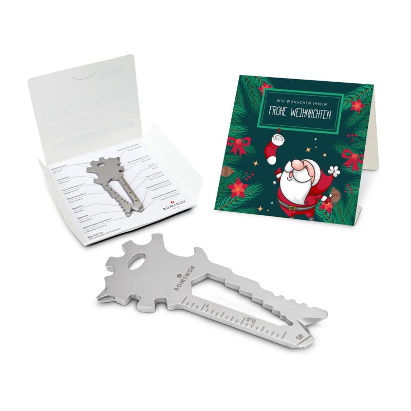 ROMINOX® Key Tool Lion (22 Funktionen) im Motiv-Mäppchen Frohe