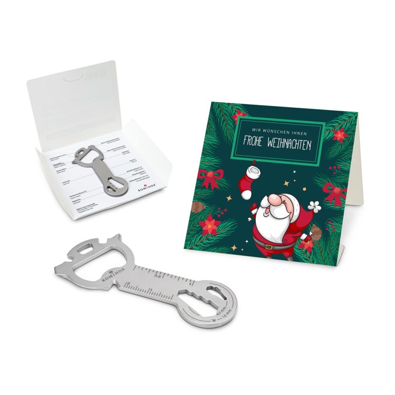 ROMINOX® Key Tool Snake (19 Funktionen) im Motiv-Mäppchen Frohe