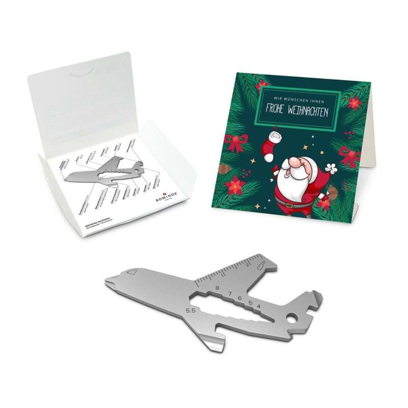 ROMINOX® Key Tool Airplane / Flugzeug (19 Funktionen) im
