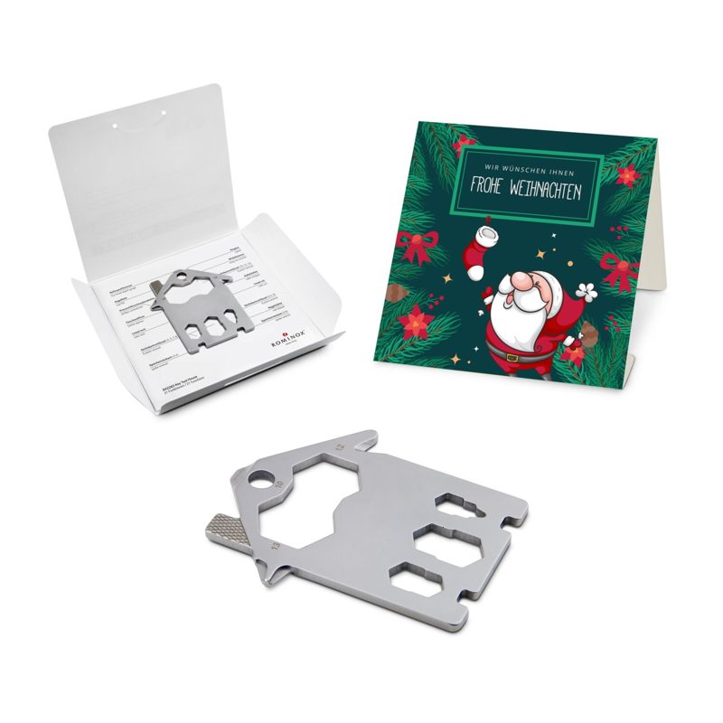 ROMINOX® Key Tool House / Haus (21 Funktionen) im Motiv-Mäppchen