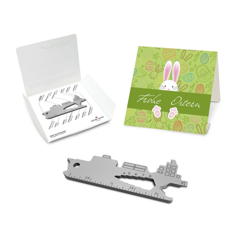 ROMINOX® Key Tool Cargo Ship / Containerschiff (19 Funktionen) im