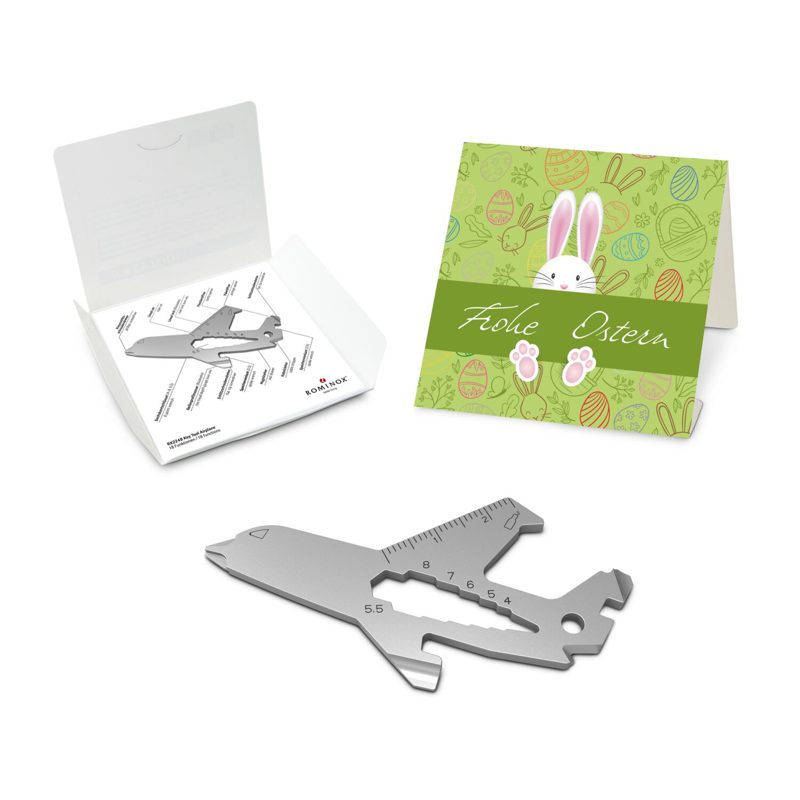 ROMINOX® Key Tool Airplane / Flugzeug (19 Funktionen) im