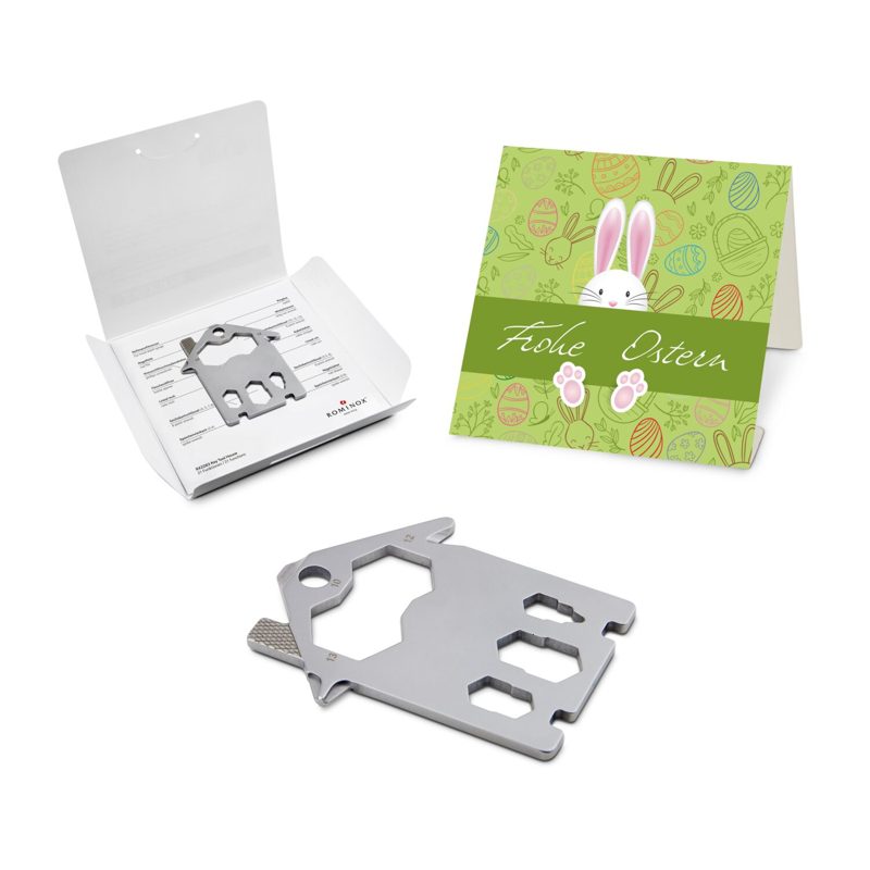 ROMINOX® Key Tool House / Haus (21 Funktionen) im Motiv-Mäppchen