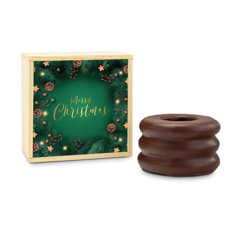 Baumkuchen in Holzbox – weitere Ansicht