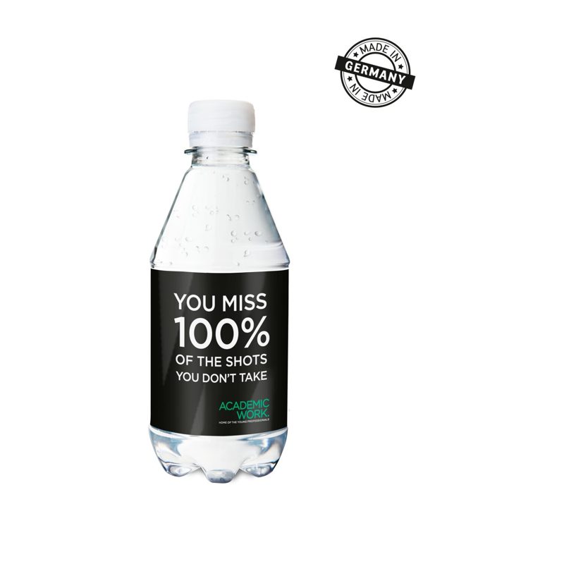 330 ml PromoWater - Mineralwasser, mit Kohlensäure