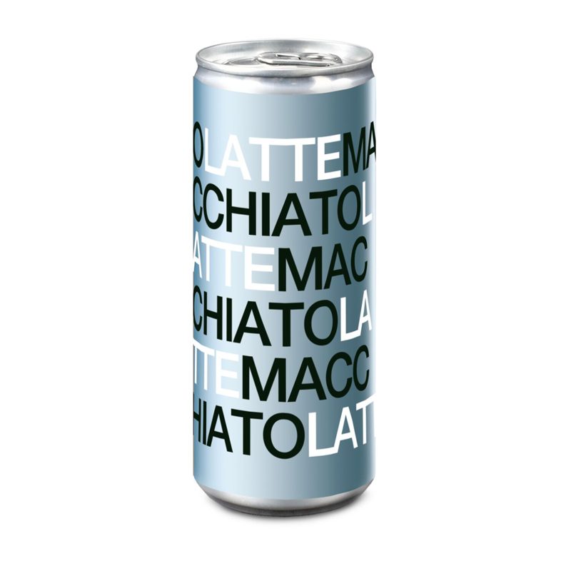 Latte Macchiato - Papier-Etikett, 250 ml – weitere Ansicht