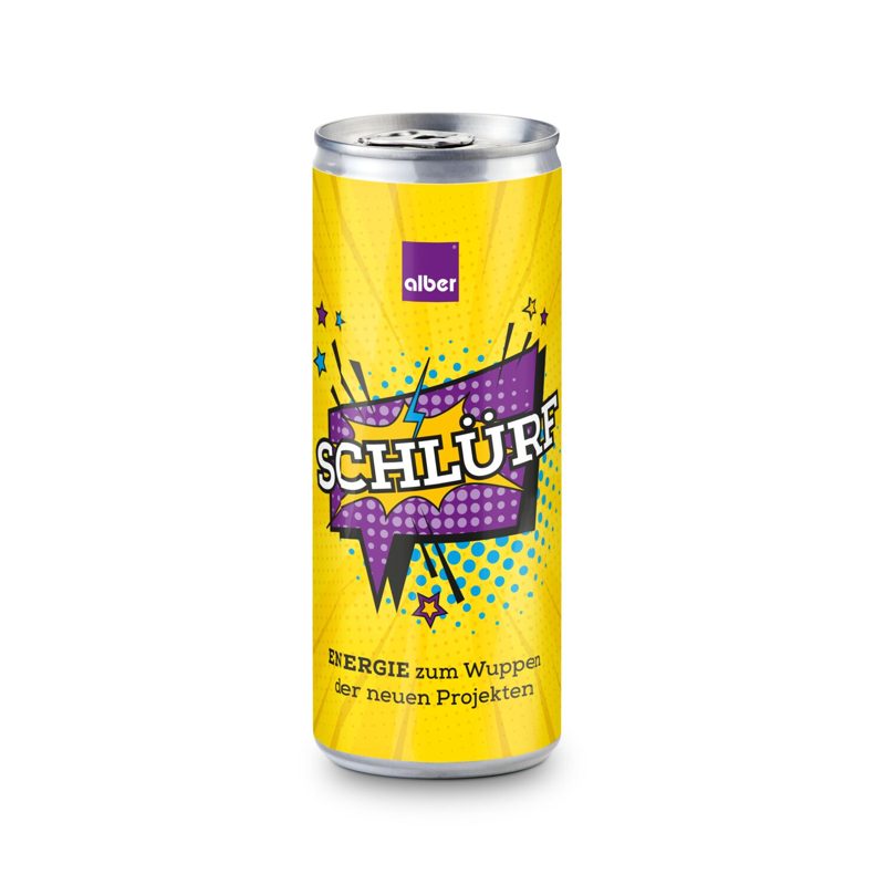 Promo Energy - Energy drink - Papier-Etikett, 250 ml