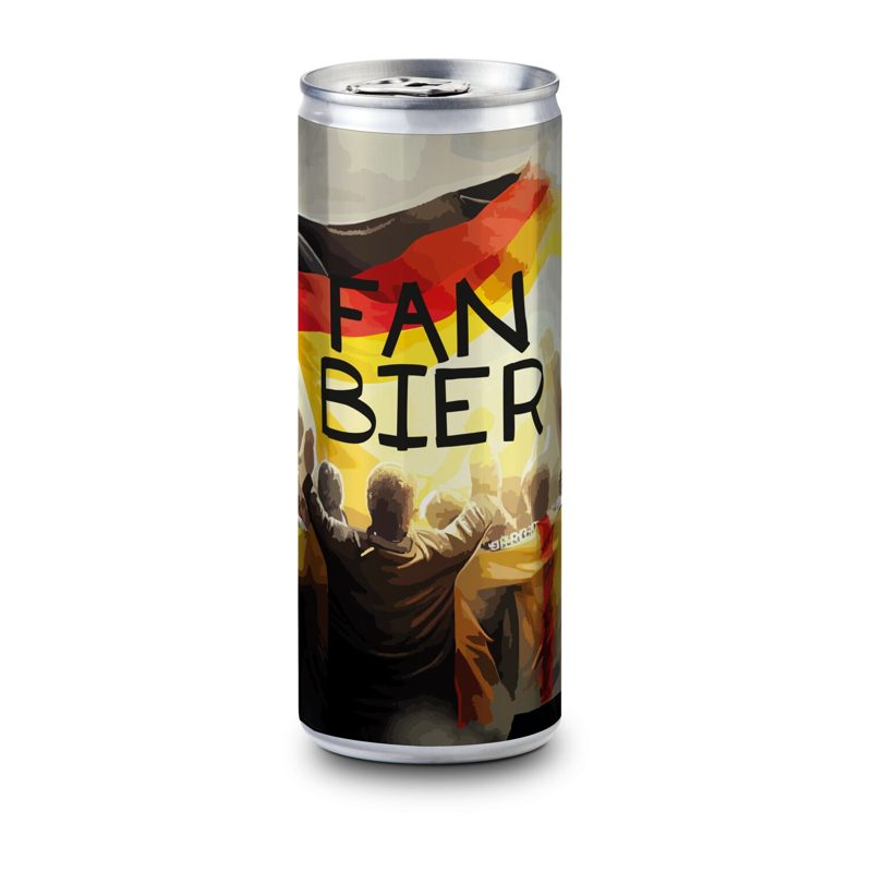 Helles Bier in der Slimline Dose – weitere Ansicht