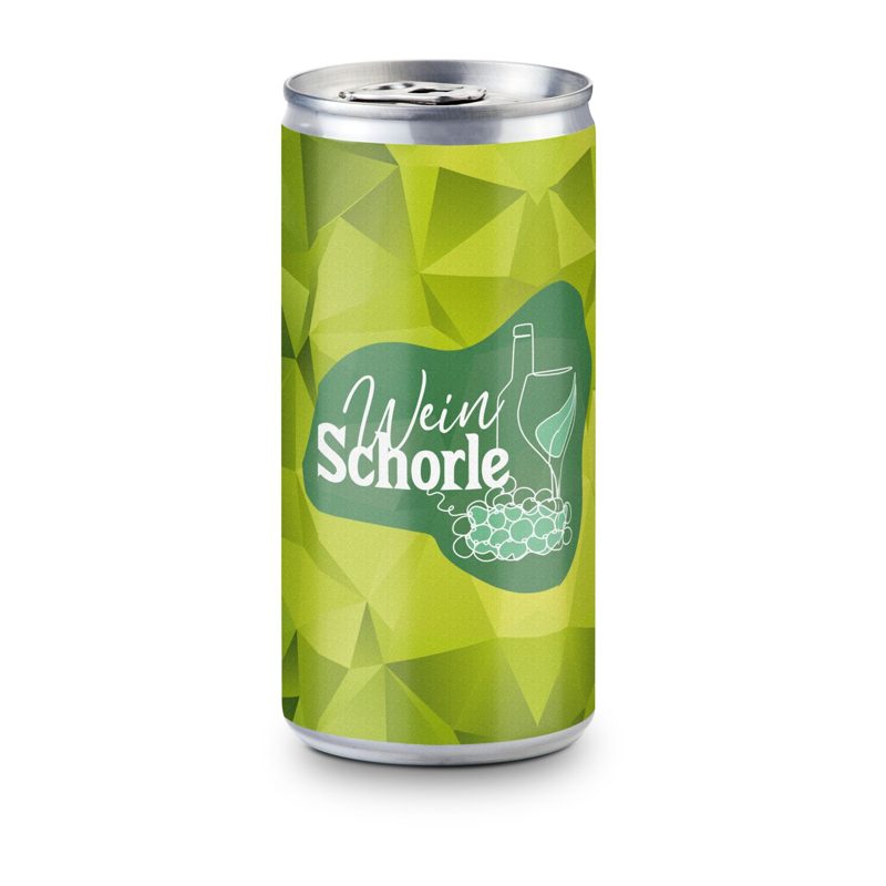 Weinschorle weiss - Papier-Etikett, 200 ml