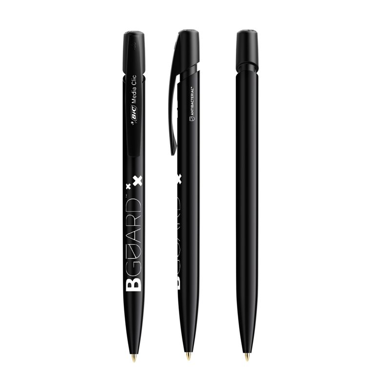 BIC® Media Clic BGUARD™ Antibacterial Kugelschreiber Antibacterial Logo