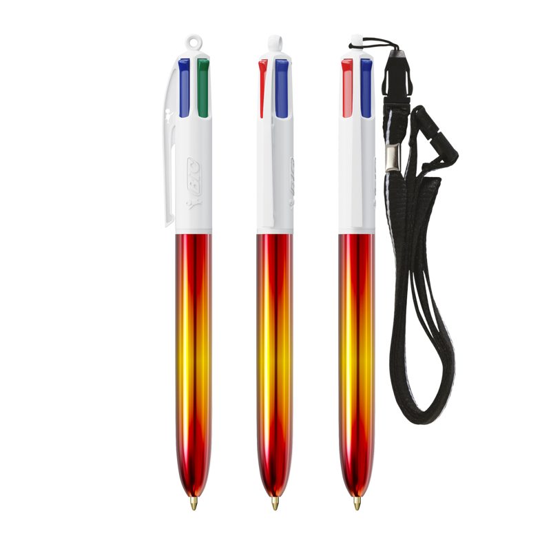 BIC® 4 Colours® Flags Collection + lanyard – weitere Ansicht