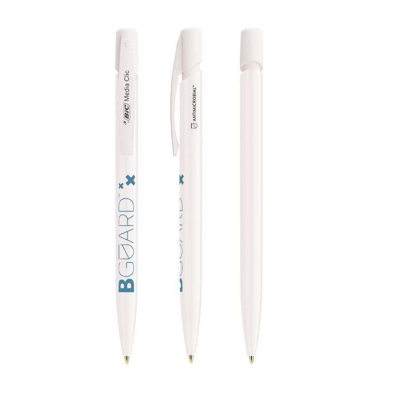 BIC® Media Clic BGUARD™ Antimicrobial Ecolutions® Kugelschreiber Antimicrobial Logo