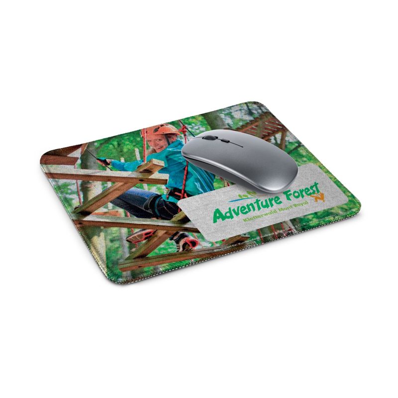 Mousepad Premium aus Mikrofaser und Naturkautschuk 24 x 20 cm