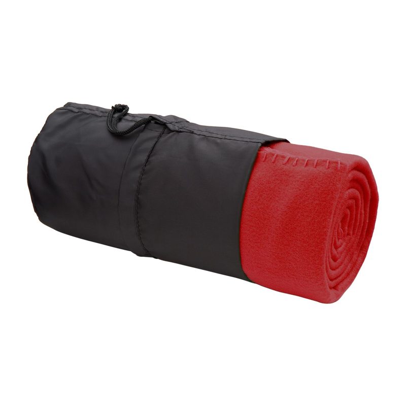 Fleecedecke Basic rot - 120 x 150 cm, 180 g/m² – weitere Ansicht