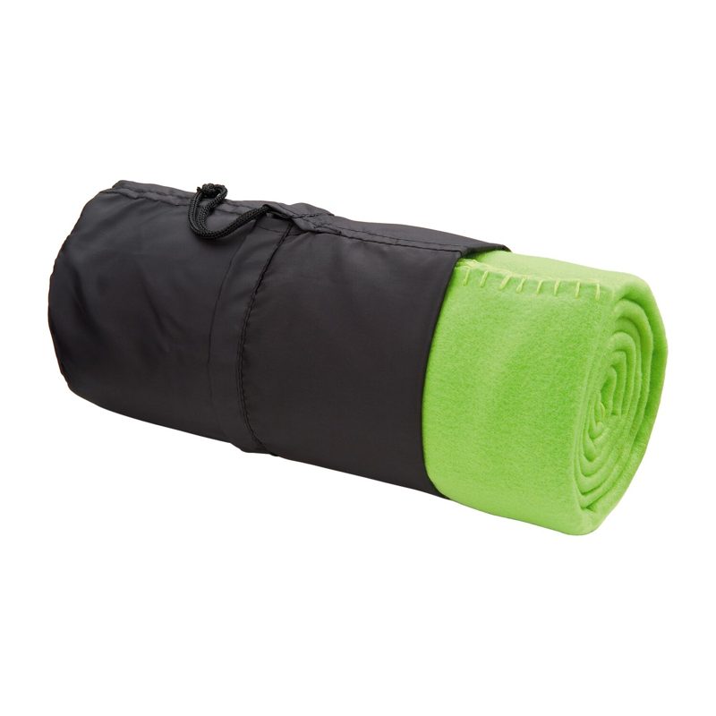 Fleecedecke Basic apfelgrün - 120 x 150 cm, 180 g/m² – weitere Ansicht