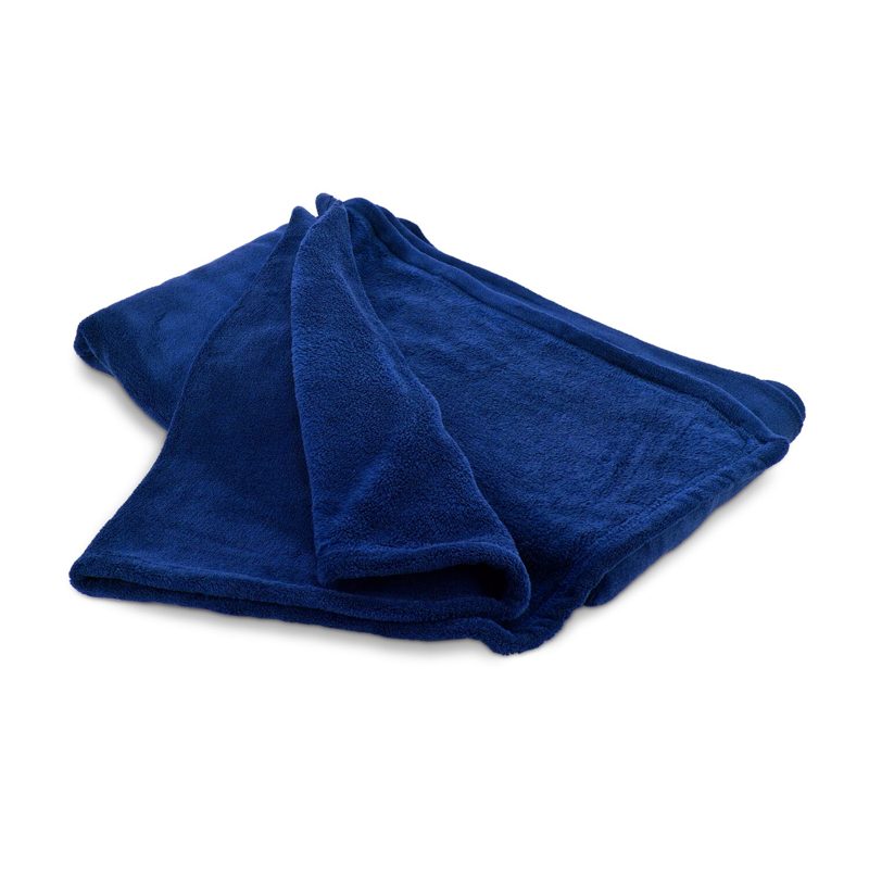 Mikroflauschdecke navy - 150 x 200 cm, 250 g/m² – weitere Ansicht