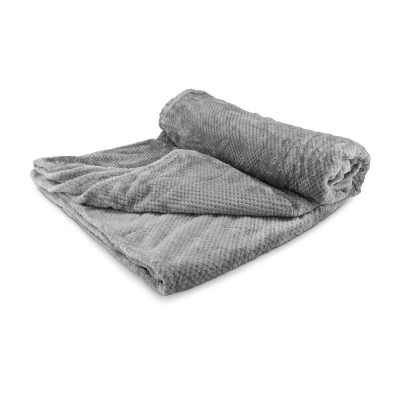 XXL Decke Feel grau - 220 x 240 cm, 275 g/m² – weitere Ansicht