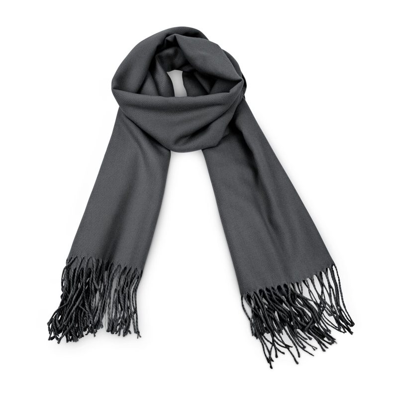 Schal Modena anthrazit - 60 x 180 cm, 230 g/m² – weitere Ansicht