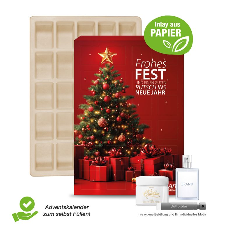 Adventskalender "Universal", Inlay aus Papier