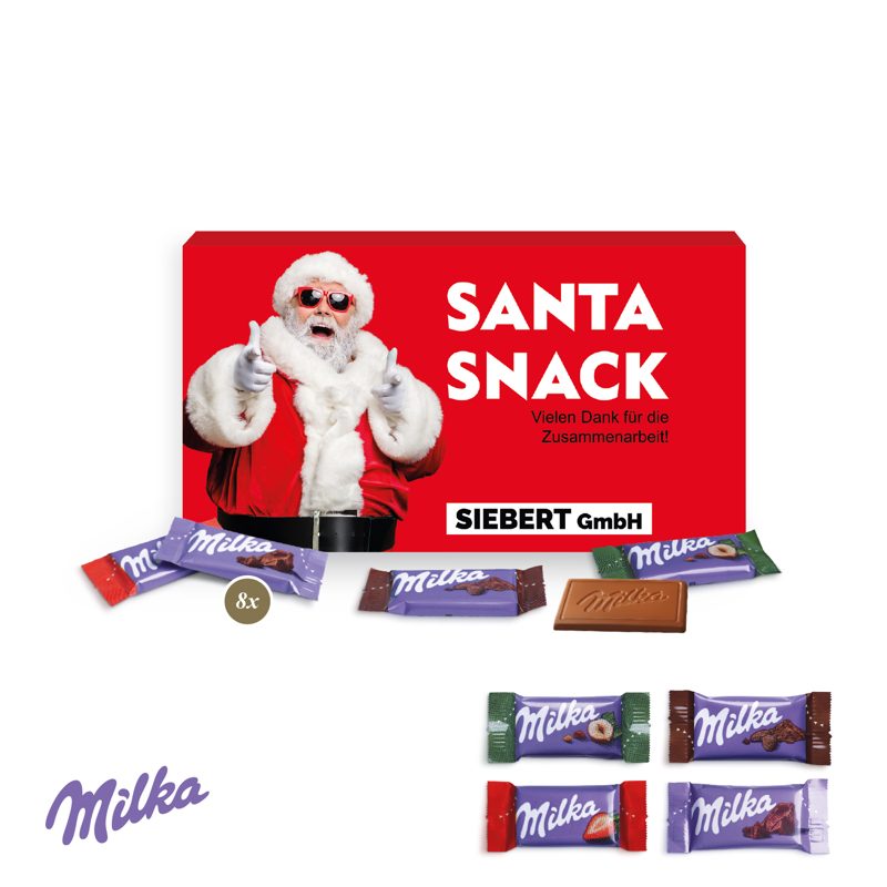 Milka Schokotäfelchen in Präsentbox