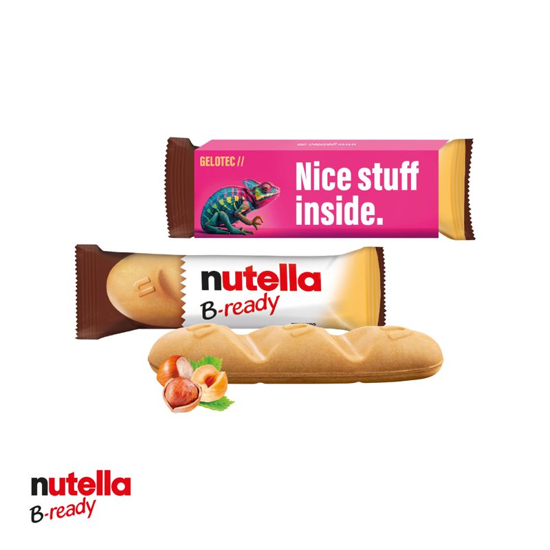 B-ready Nutella® mit Werbebanderole