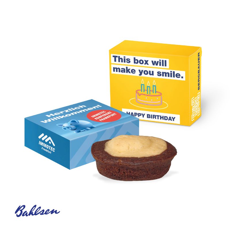 Bahlsen Mini Kuchen in Werbebox