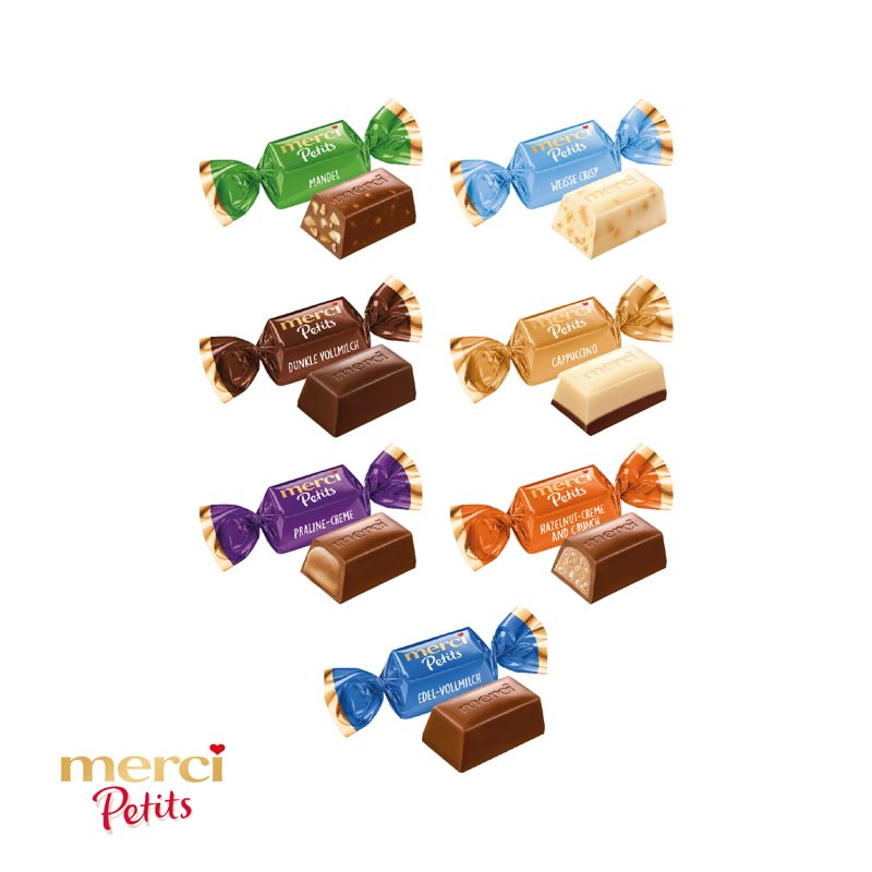 Merci® Petits im Werbebriefchen – weitere Ansicht