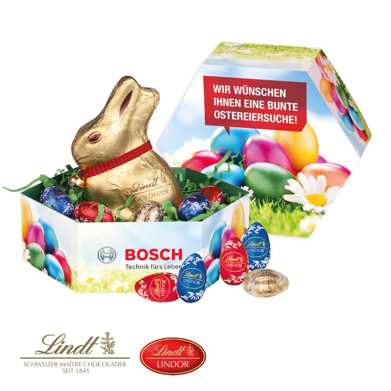 Großes Osternest mit Schokolade von Lindt