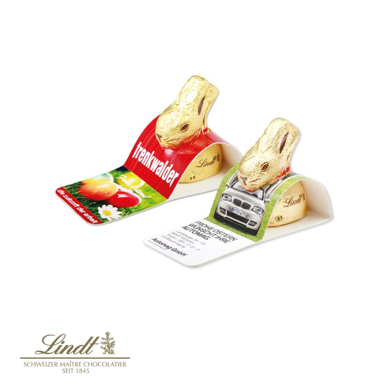 Goldhase von Lindt im Werbeaufsteller, 10 g