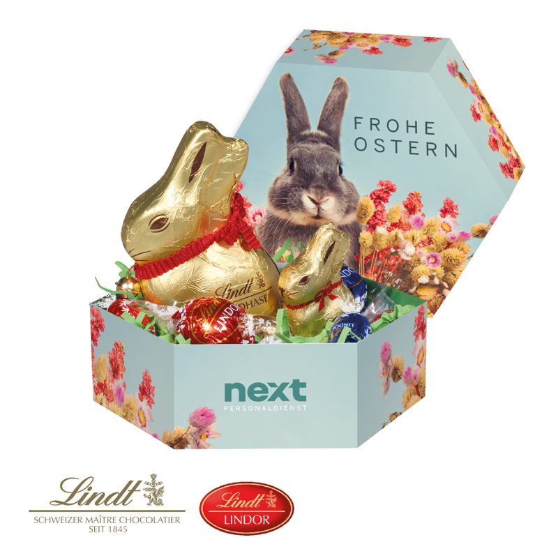 Großes Premium-Osternest mit Schokolade von Lindt