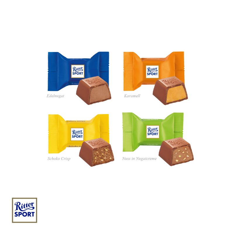 3D Adventskalender "Transporter" mit Ritter SPORT Schokowürfel – weitere Ansicht