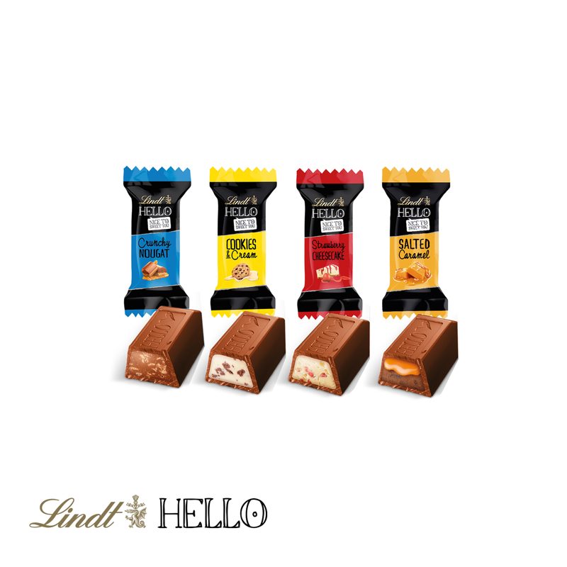 3D Präsent "Container" mit Lindt HELLO – weitere Ansicht