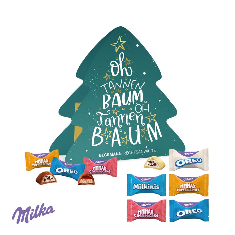 Weihnachtsbaum Milka „Favourites“