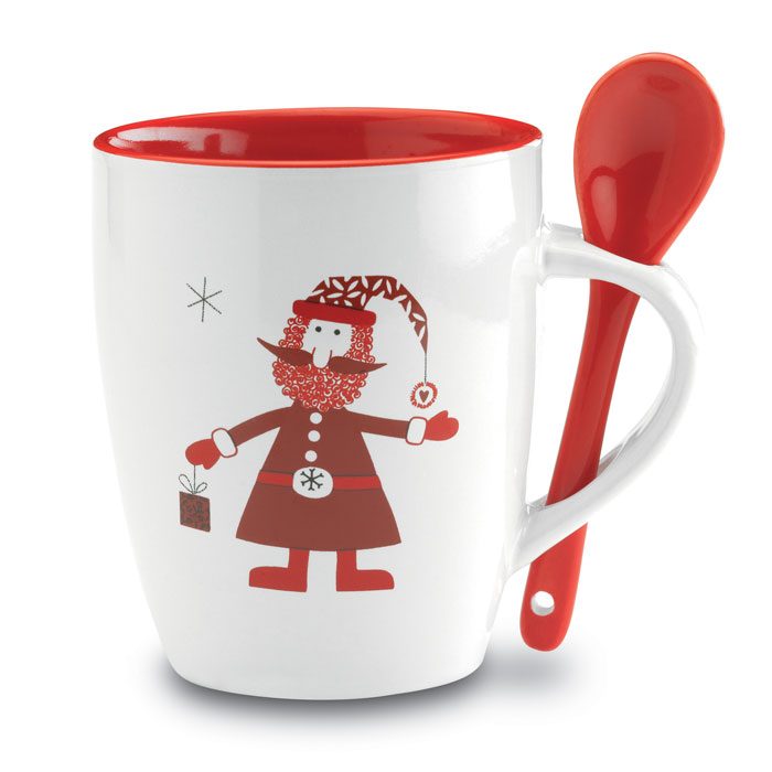 Becher mit Löffel 250ml Claus