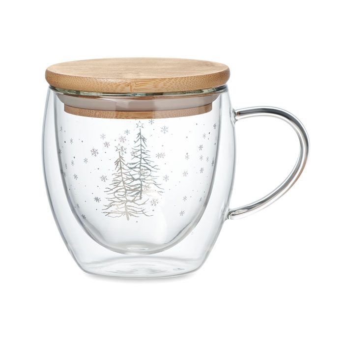 Becher Borosilikatglas Baum Sian
